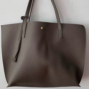 Women's Large Tote Bag Gray